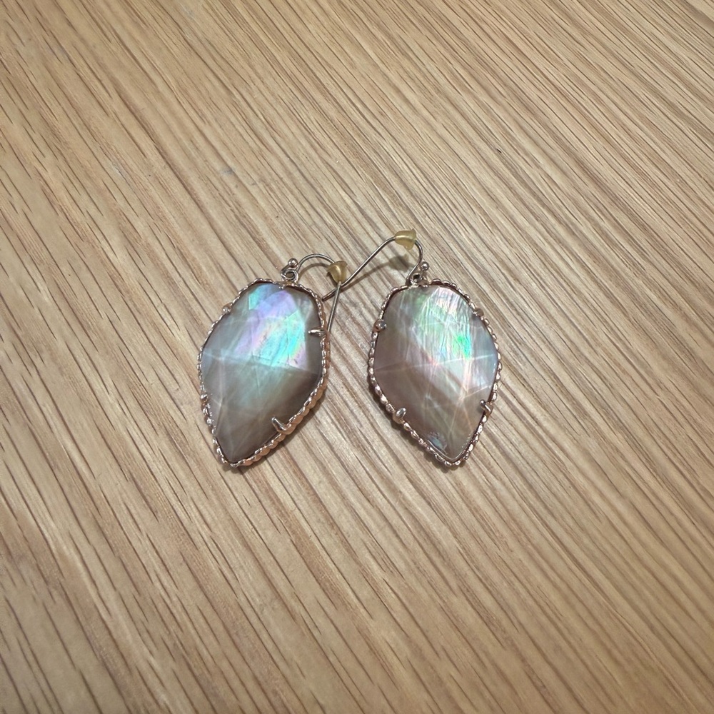 Kendra Scott Iridescent Stone Drop Earrings